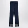 Jacquemus Le De-nîmes Turn-up Jeans In Blue