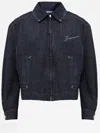 Jacquemus The Canevas De-nîmes Denim Jacket In Blue