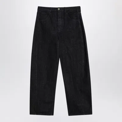 Jacquemus Le De-nimes Button-fastening Panelled Jeans In Black