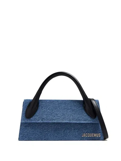 Jacquemus Navy Blue Top-handle Handbag For Women