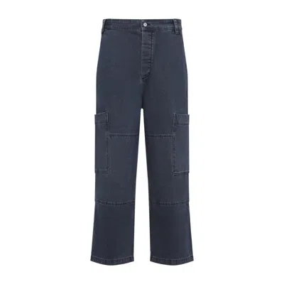 JACQUEMUS NAVY CARGO JEANS