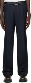 Jacquemus Navy La Casa 'the Melo' Trousers In 390 Dark Navy