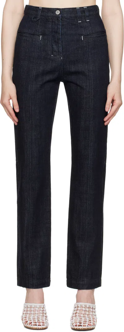 Jacquemus Navy La Croisière 'le De-nimes Norma' Jeans