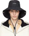 Jacquemus Navy La Croisière 'the De-nîmes' Denim Bucket Hat In 380 Navy