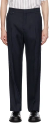 Jacquemus Black La Casa 'le Pantalon Melo' Trousers In Dark Navy