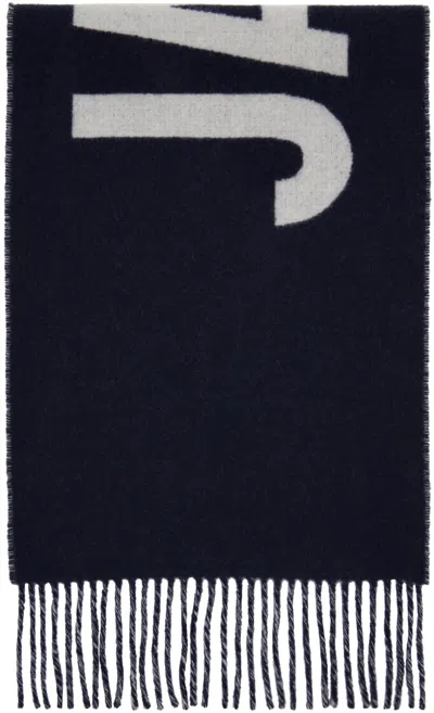 Jacquemus Navy Les Classiques 'l'écharpe ' Scarf In 380 Navy