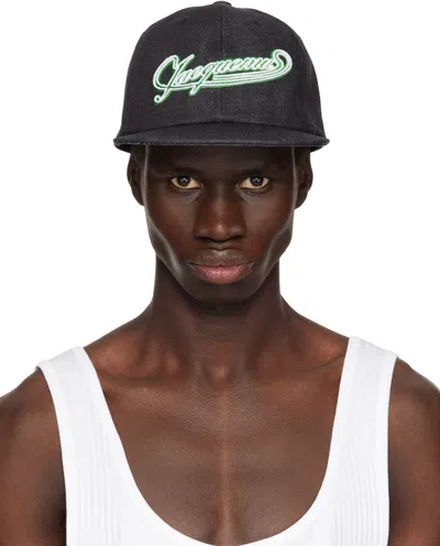 Jacquemus Navy 'the Baseball' Cap In 380 Navy