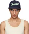 Jacquemus Navy 'the Baseball' Cap In 380 Navy
