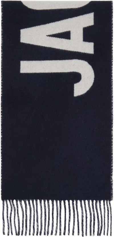 Jacquemus Navy 'the ' Scarf