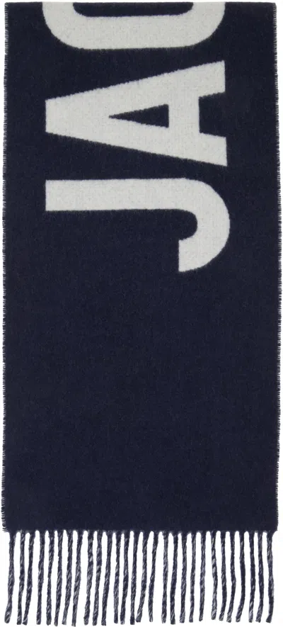 Jacquemus Navy 'the ' Scarf In 380 Navy