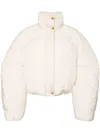 Jacquemus La Doudoune Courte Caraco Down Jacket In Neutral
