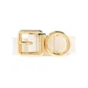 Jacquemus La Ceinture Regalo Leather Belt In Gold