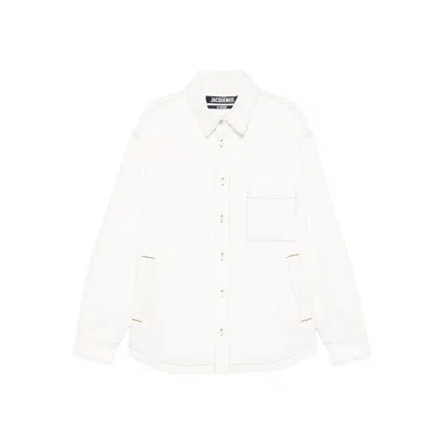 JACQUEMUS JACQUEMUS NEUTRALS JACKETS - SHIRT JACKETS MEN