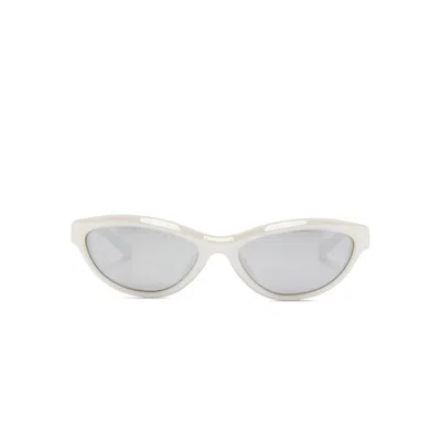 Jacquemus Neutrals Sunglasses Women In White