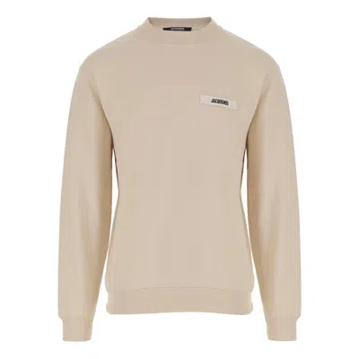 JACQUEMUS JACQUEMUS NEUTRALS SWEATERS & KNITWEAR - SWEATSHIRTS MEN