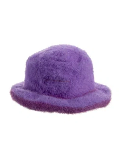 Pre-owned Jacquemus Neve Bucket Hat In Purple