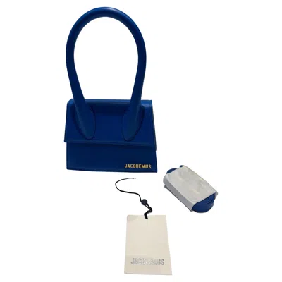 Pre-owned Jacquemus New Chiquita Moyen Electric Blue Leather Crossbody Bag