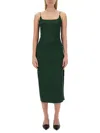 Jacquemus Women "night" Dress In Green