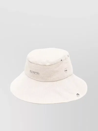 JACQUEMUS NIMES FLAT CROWN WIDE BRIM