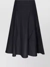 Jacquemus Nimes Triangle Flared Skirt In Black