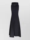 Jacquemus Nimes Triangle Flared Skirt Dress In Black