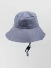 Jacquemus Nimes Wide Brim Hat With Metal Eyelets In Purple