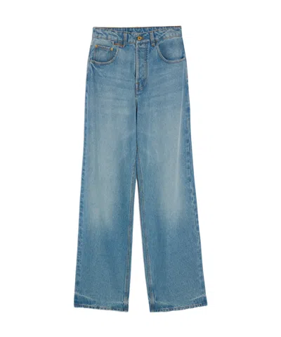 Jacquemus Nîmes Wide-leg Jeans In Blue