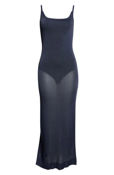 Jacquemus Nodo Bodysuit Maxi Sweater Dress In Multi