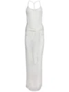 Jacquemus Off White The Maille Dress Knot In White