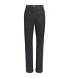 Jacquemus Norma High-rise Straight Jeans In Navy