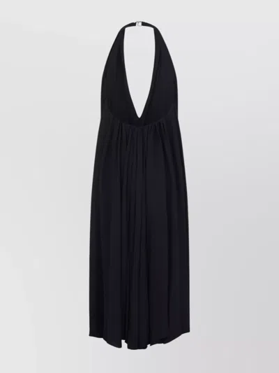 JACQUEMUS NORMA MINI DRESS WITH ADJUSTABLE HALTER STRAP