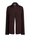 Jacquemus Solid Colour Shirts In Brown