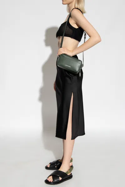 Jacquemus ‘notte' Satin Skirt In Black