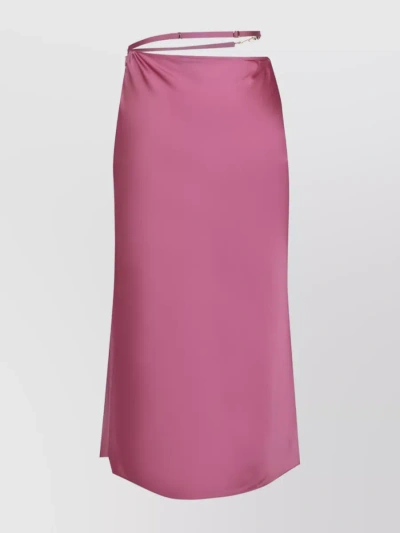 Jacquemus Notte Waist Strap Skirt In Purple