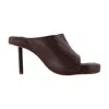 Jacquemus Nuvola Mules In Brown