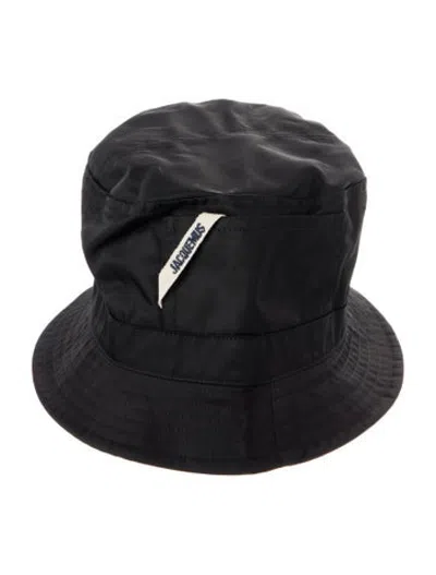 Pre-owned Jacquemus Nylon Bucket Hat In Black