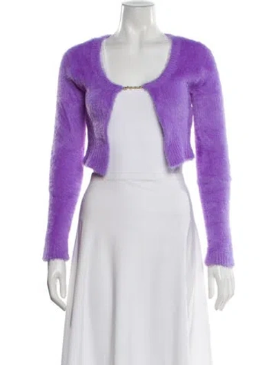 Pre-owned Jacquemus Nylon Sweater In Purple