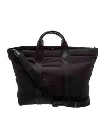 Pre-owned Jacquemus Nylon Weekender Bag In Black