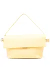 Jacquemus O Grande Rond Carré Shoulder Bag In Yellow