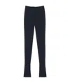 Jacquemus Obiou Slit Detailed Pants In Black