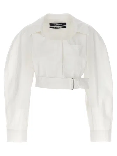 Jacquemus Obra Shirt In White