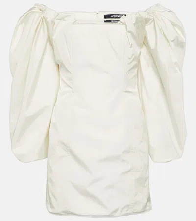 Jacquemus White La Robe Short Dress