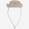 Jacquemus Fisherman Hat With Logo In Off-white