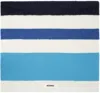 Jacquemus Off-white & Blue 'l'écharpe Arazzo' Scarf In 030 Multi-blue