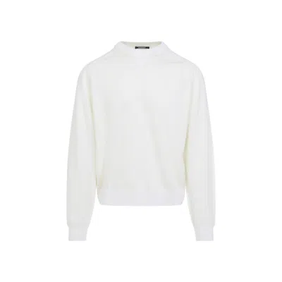 JACQUEMUS OFF WHITE CLASSIC SOLID SWEATER