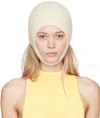 Jacquemus Off-white La Casa 'la Capuche Gros Grain' Beanie In 110 Off-white