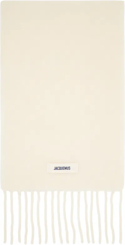 Jacquemus Off-white La Casa 'the Carro' Scarf