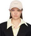 Jacquemus Off-white La Croisière 'the Gadjo' Cap In White