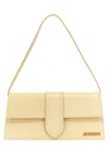 Jacquemus Le Bambino Long Leather Shoulder Bag In Off White
