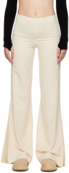 Jacquemus Off-white 'le Pantalon Soffio' Trousers In 110 Off-white